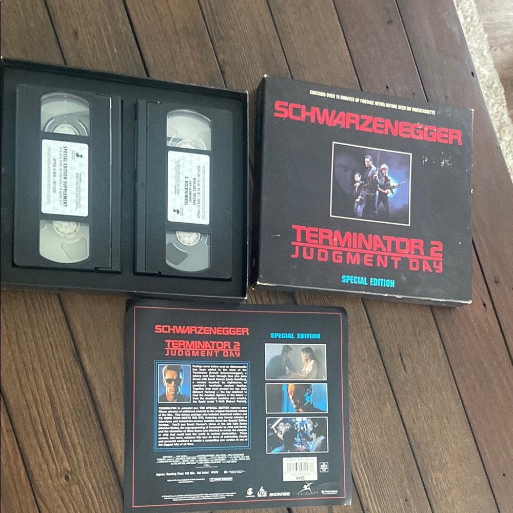Terminator 2 Judgment Day Special Edition VHS Set